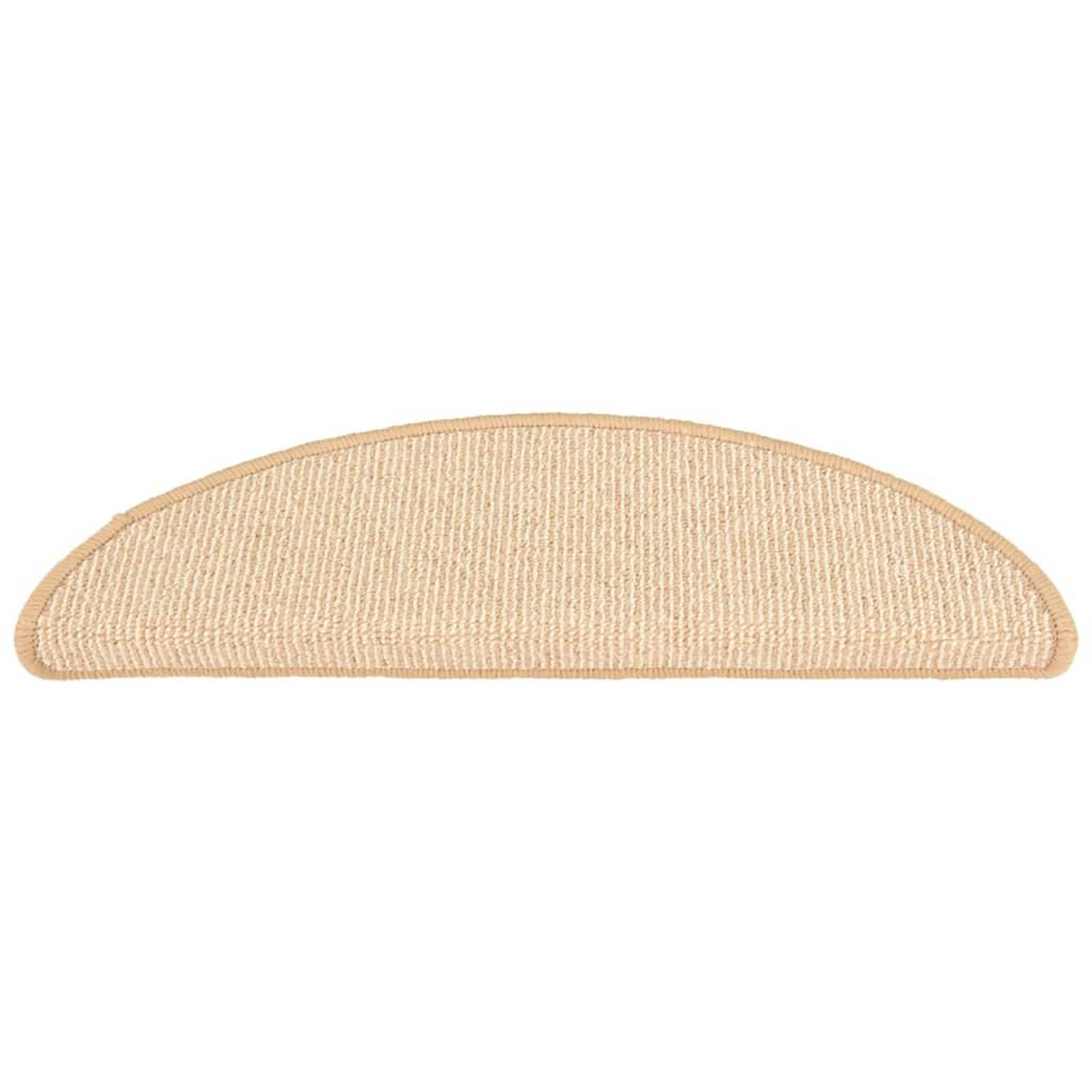 Voir la diapositive 4 : VIDAXL Tapis de marches d'escalier 15 pcs Creme 56x17x3 cm