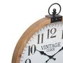 Voir la diapositive 2 : ATMOSPHERA Horloge Mural Vintage  Yago  66cm Naturel