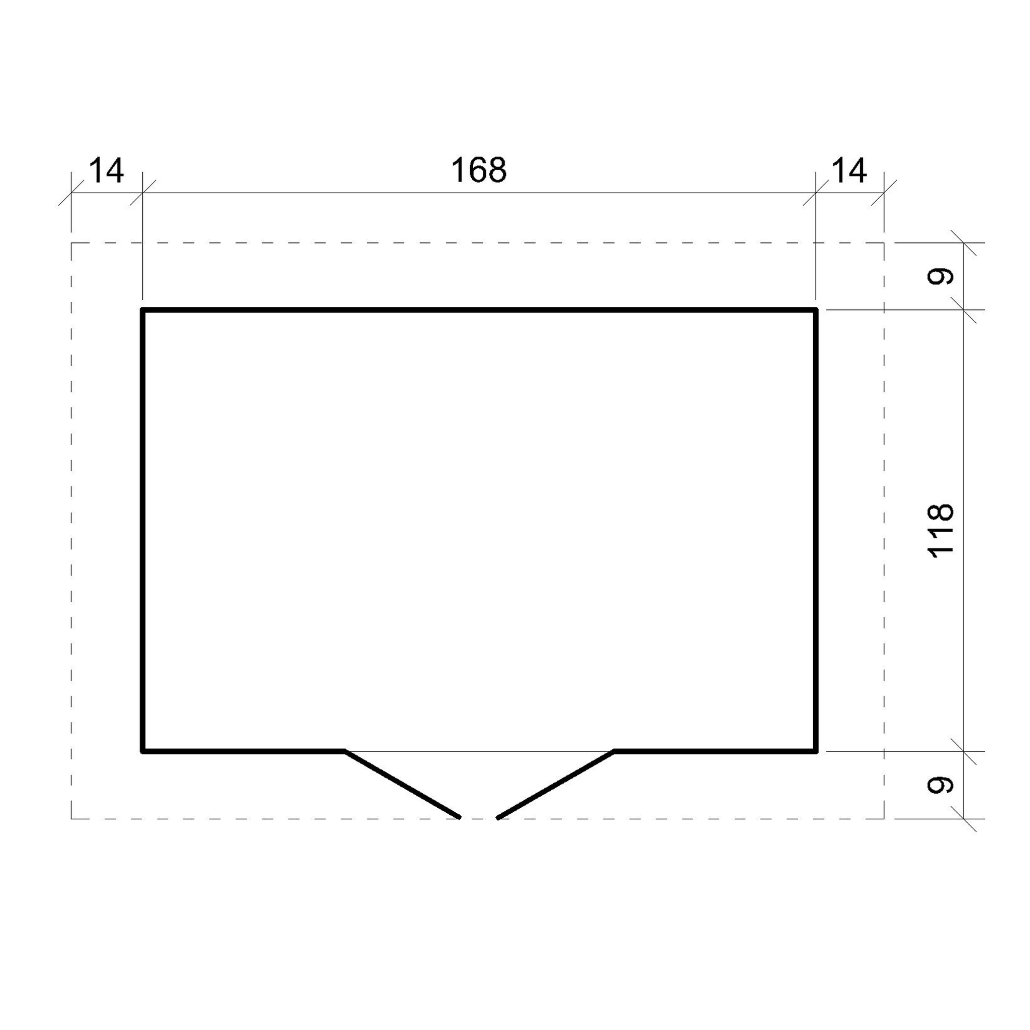 Voir la diapositive 5 : TIMBELA Abri de jardin en bois 1.98m² cabanon jardin exterieur à outils et velo avec sol imprégném367+m367g