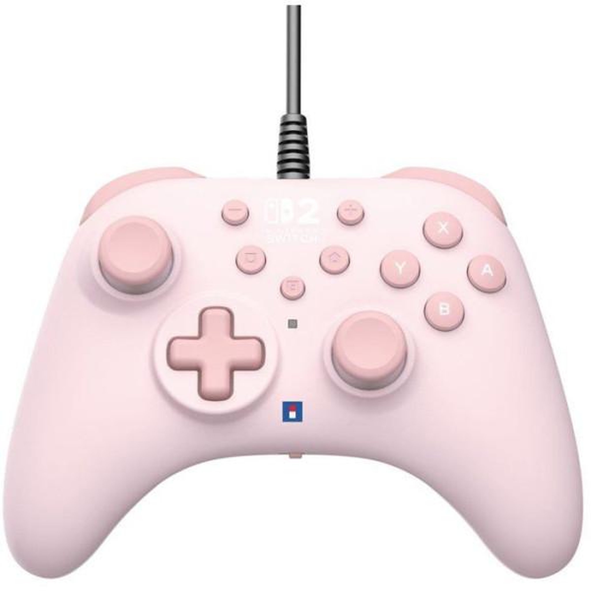 HORI Manette de jeu - nintendo switch et switch 2 - filaire - rose - horipad turbo - boutons programmables - hori