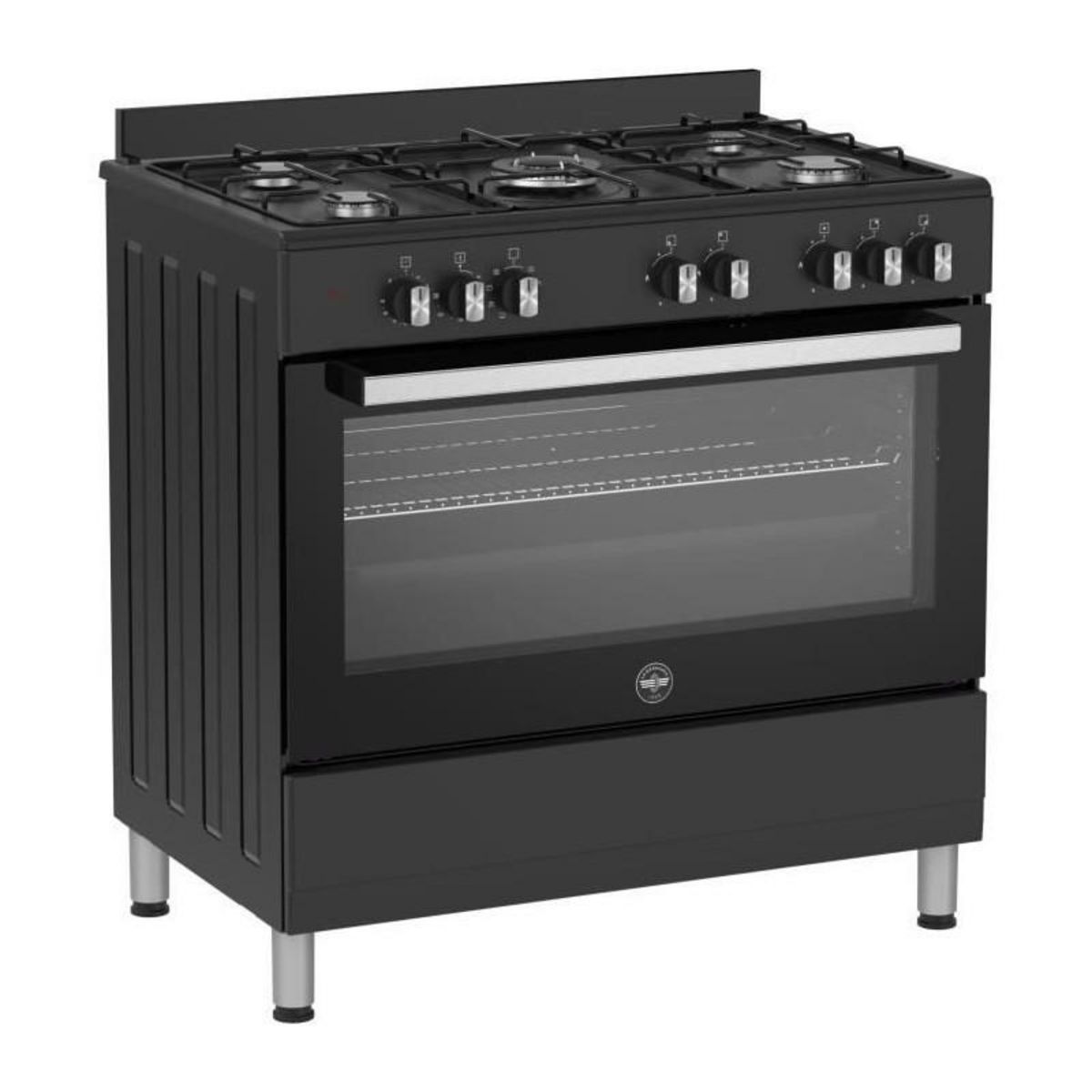 BERTAZZONI Cuisiniere a gaz - BERTAZZONI - SEL925MN - 5 foyers - 3,6 Kwh - 90 cm - Noir