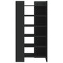 Voir la diapositive 4 : VIDAXL Armoire a chaussures noir 52x37,5x100 cm bois d'ingenierie