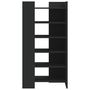 Voir la diapositive 4 : VIDAXL Armoire a chaussures noir 52x37,5x100 cm bois d'ingenierie
