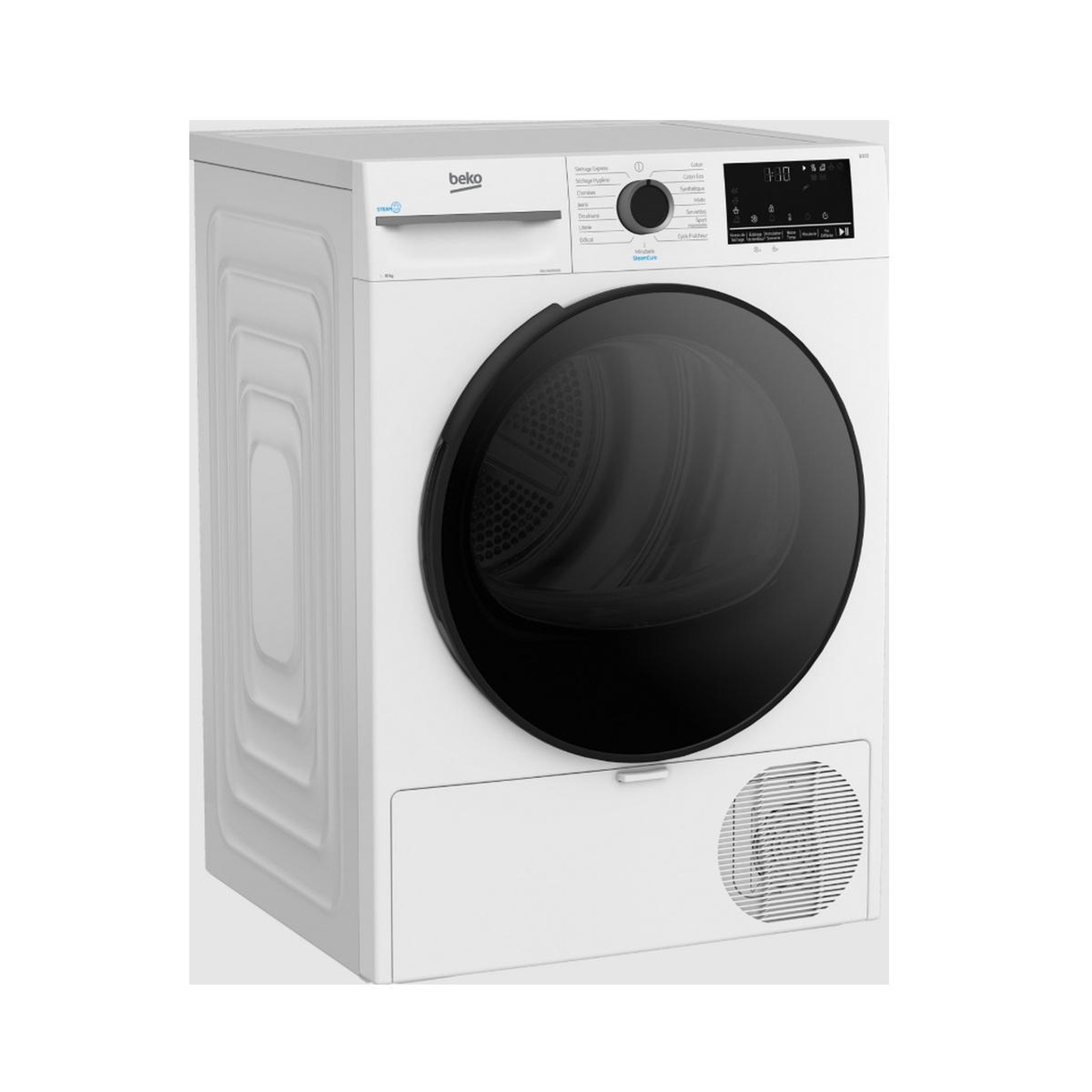 Voir la diapositive 3 : Beko Sèche-linge pompe à chaleur 60cm 10kg - D3H210D93WD