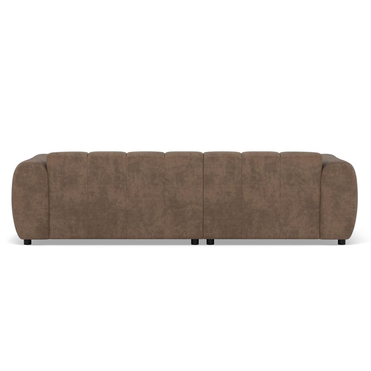 LISA DESIGN Curtis - canapé d'angle gauche 4 places en simili