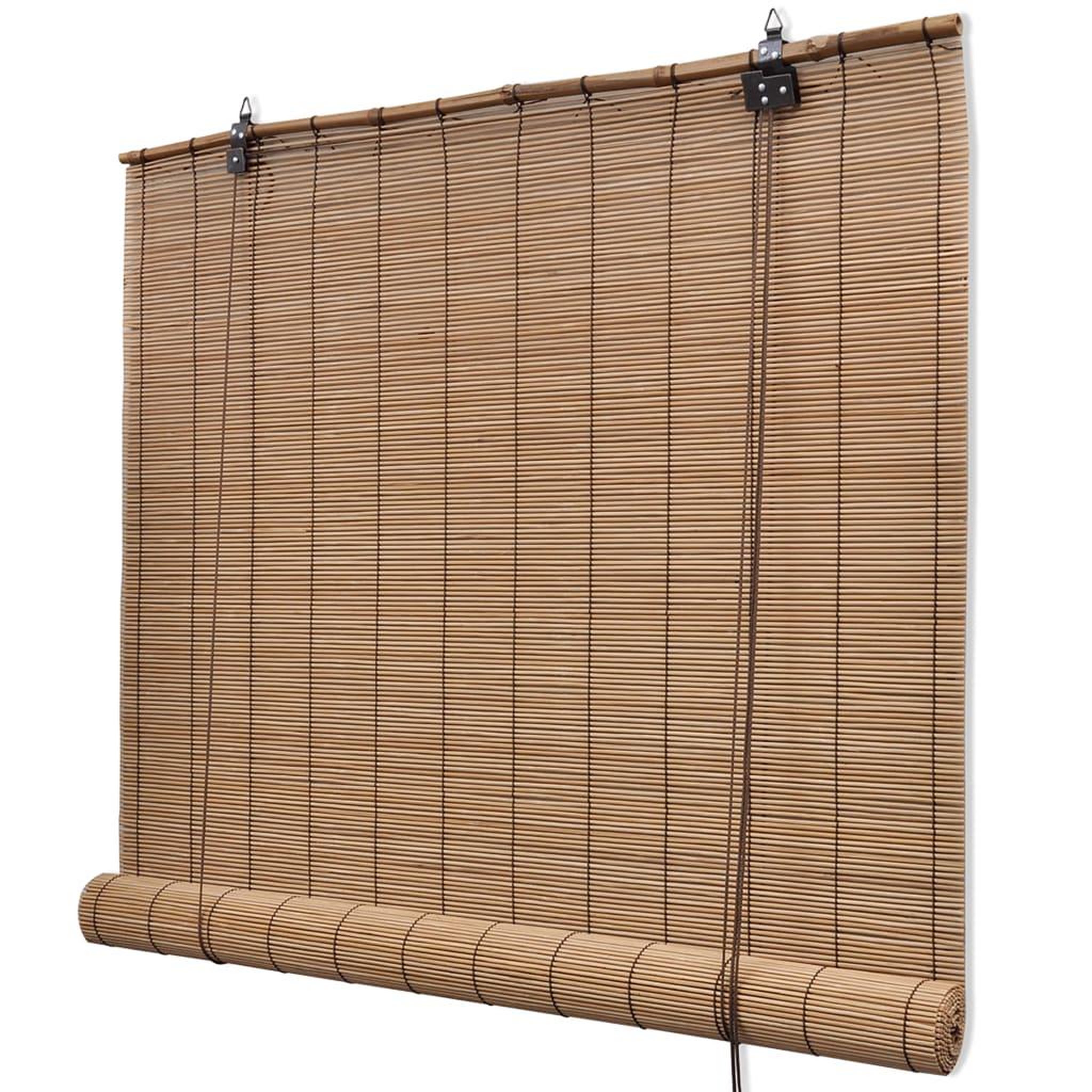 Voir la diapositive 3 : VIDAXL Stores roulants en bambou 2 pcs 150x220 cm marron