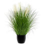 Voir la diapositive 1 : ATMOSPHERA Plante Artificielle en Pot  Bouquet d'Herbes  105cm Vert