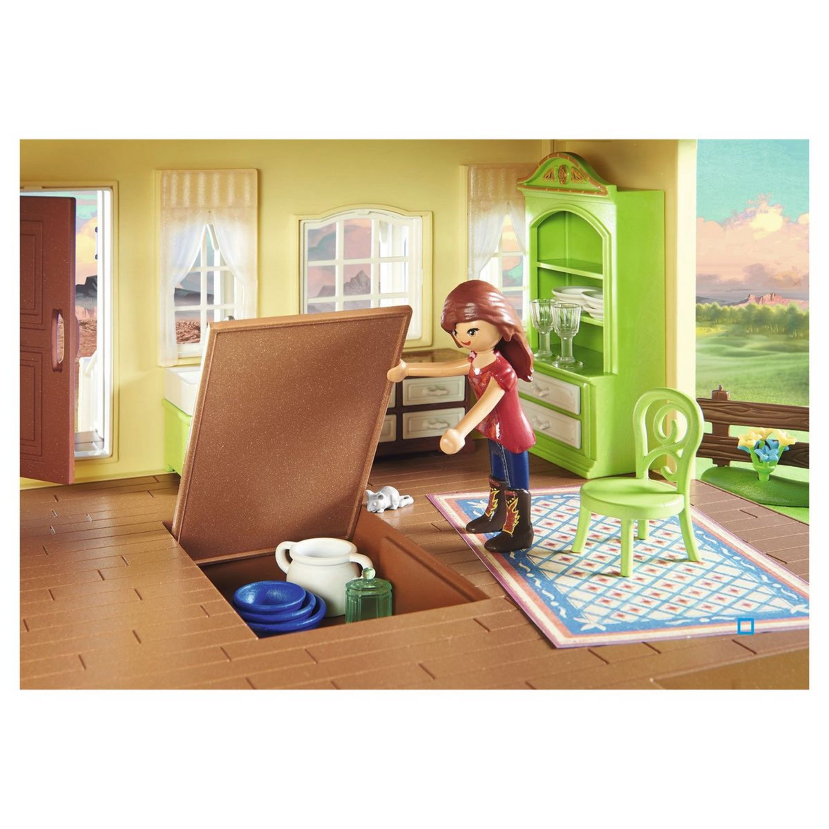 PLAYMOBIL 9475 - Spirit - Maison de Lucky