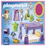 PLAYMOBIL 6851 - Princess - Chambre de la reine avec lit à baldaquin 