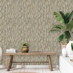 DUTCH WALLCOVERINGS DUTCH WALLCOVERINGS Papier peint Phoenix Vert et beige