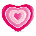 INTEX Bouée Gonflable Cœur  Ile Love  155cm Rose