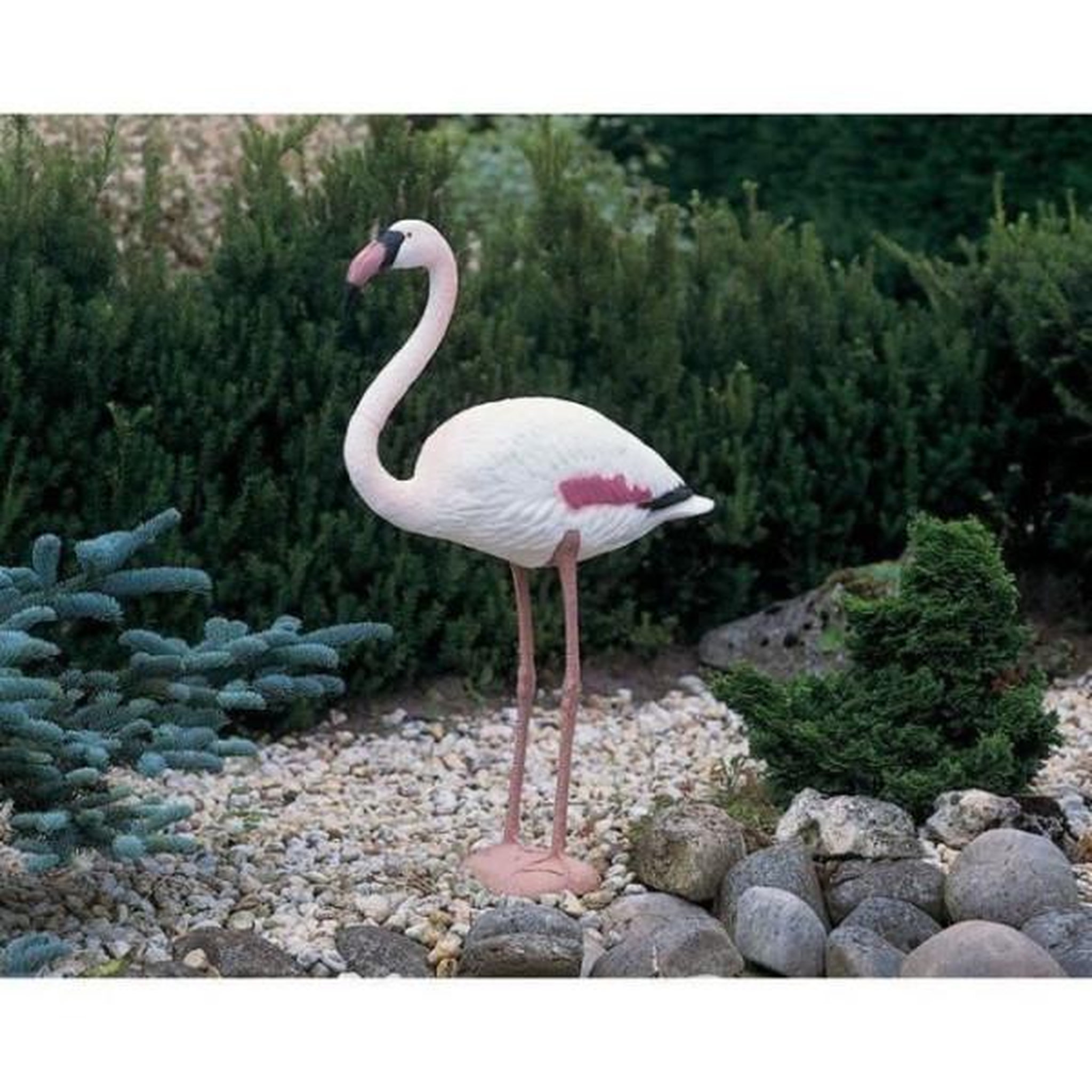 Ubbink Flamant en résine - Hauteur 88 cm - Décoration de jardin UBBINK