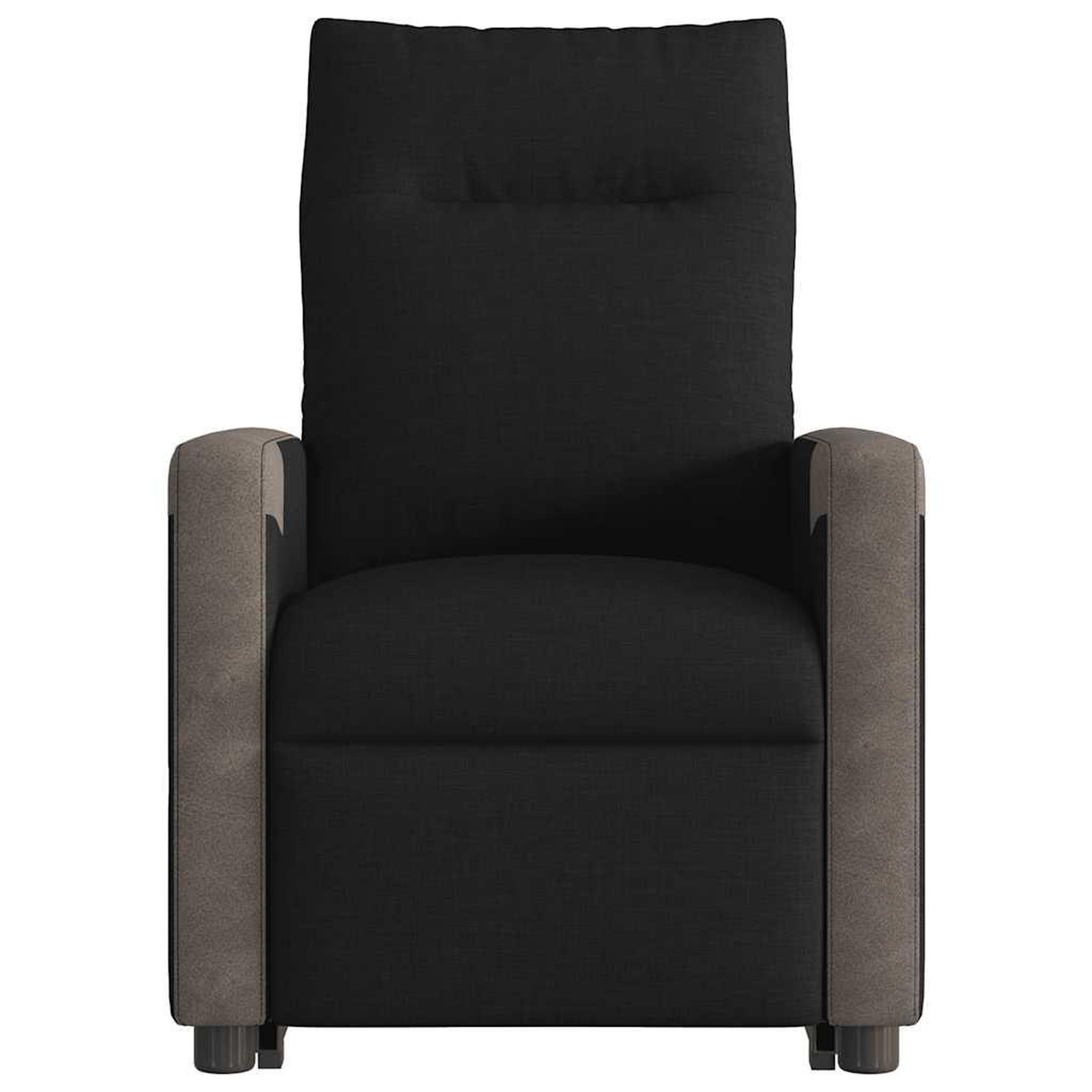 Voir la diapositive 5 : VIDAXL Fauteuil inclinable electrique noir tissu