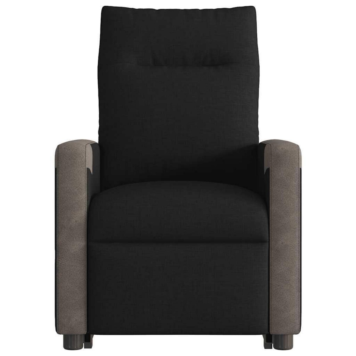 VIDAXL Fauteuil inclinable electrique noir tissu