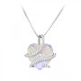 Voir la diapositive 1 : SC CRYSTAL Collier coeur SC Crystal orné de Cristaux scintillants