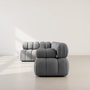 Voir la diapositive 6 : LISA DESIGN Ruby - canapé modulable d'angle gauche 5 places en velours texturé