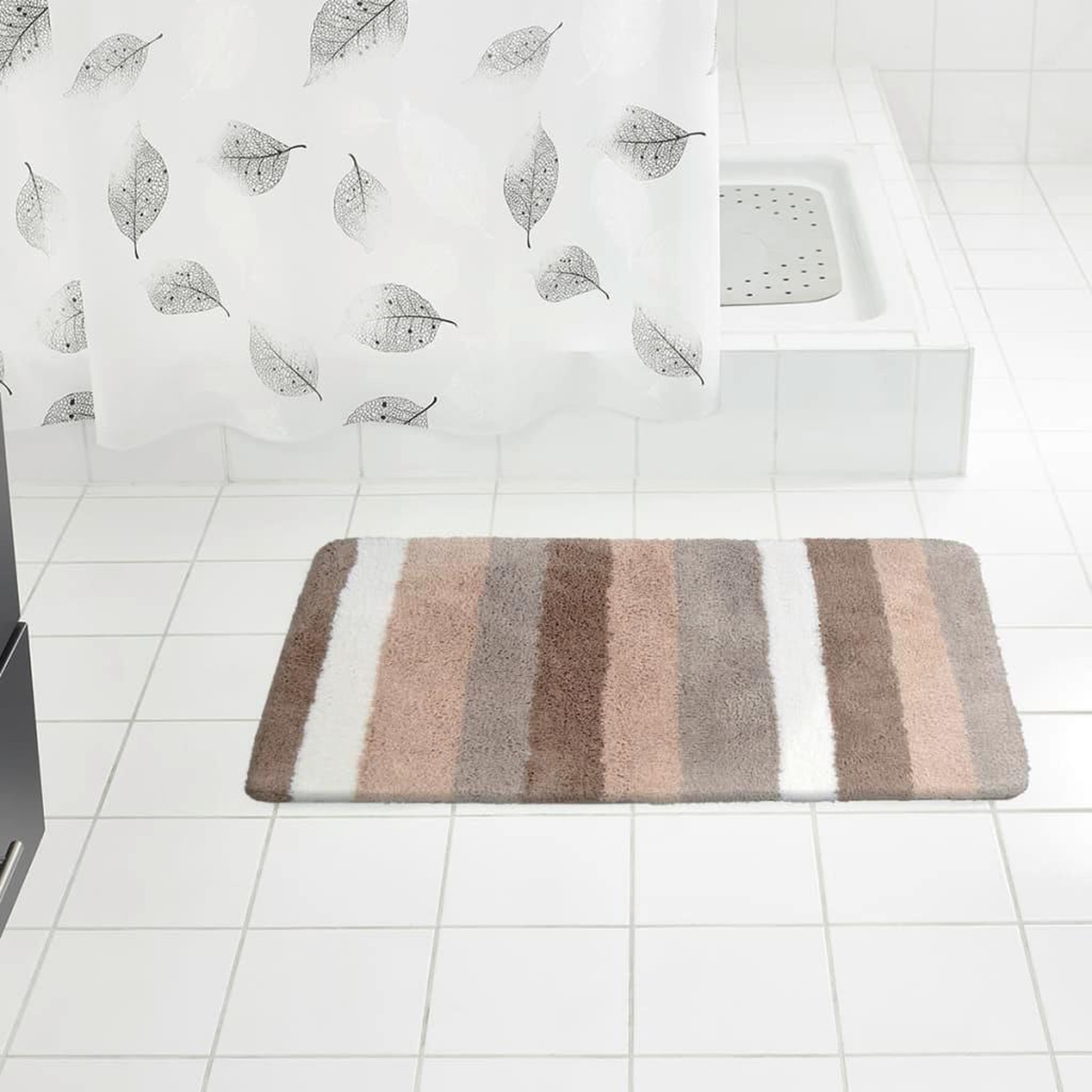 Voir la diapositive 1 : RIDDER RIDDER Tapis de salle de bains Carl 60 x 90 cm Beige 7102309