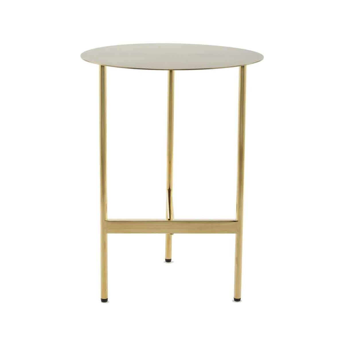 Paris Prix Table d'Appoint Ronde Design  Pema  54cm Or