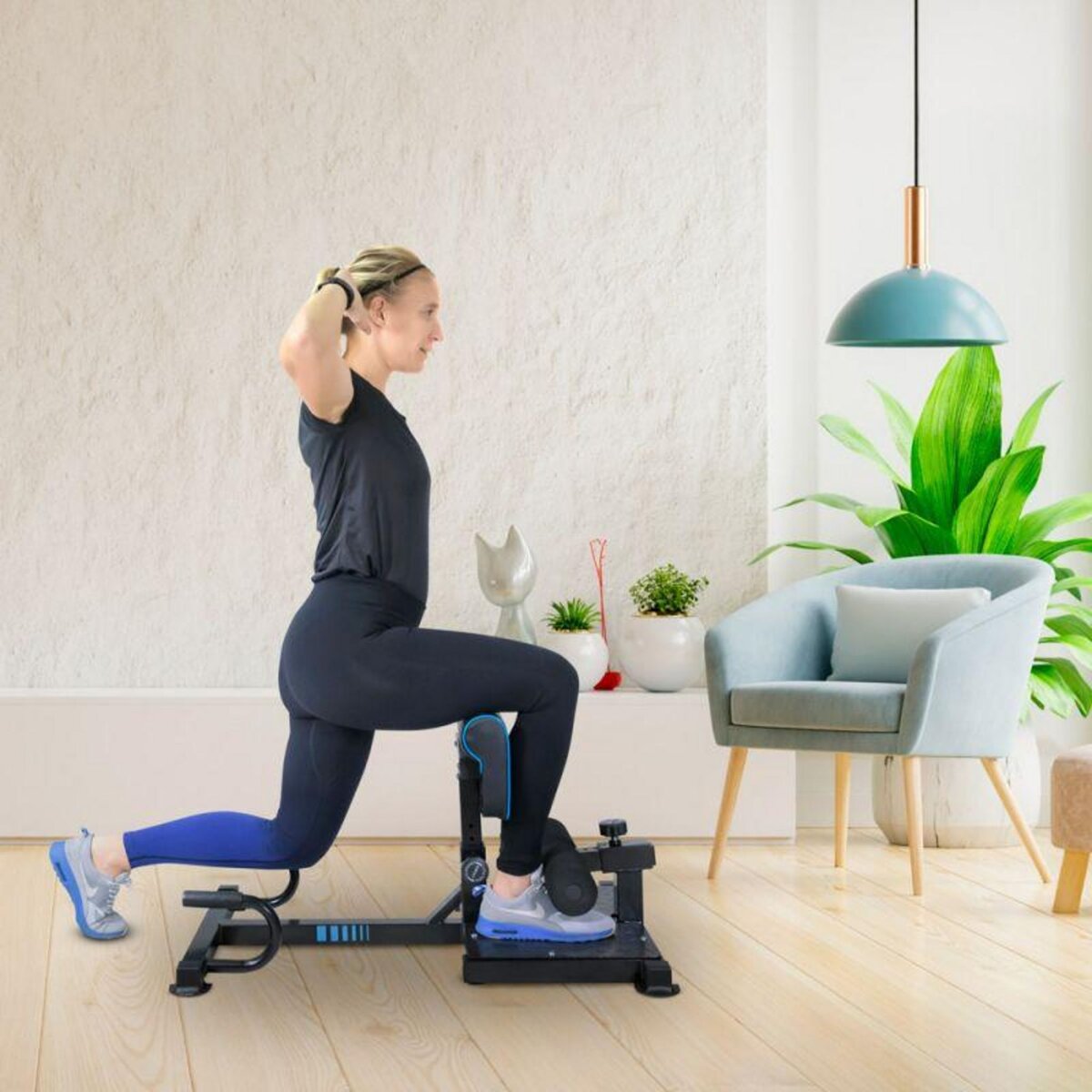 SPARRAW Squat Machine ALTIUS Appareil de musculation multifonction 88 x 56 x 50 cm - Dossier réglable en hauteur - Charge max 120kg