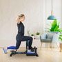 Voir la diapositive 3 : SPARRAW Squat Machine ALTIUS Appareil de musculation multifonction 88 x 56 x 50 cm - Dossier réglable en hauteur - Charge max 120kg