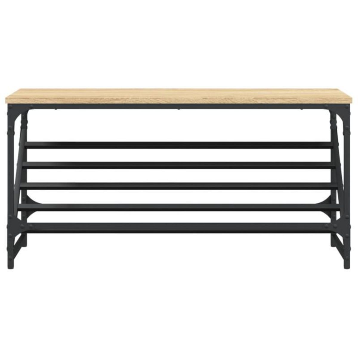 VIDAXL Étagère à chaussures chêne sonoma 90x30x45 cm bois d ingénierie