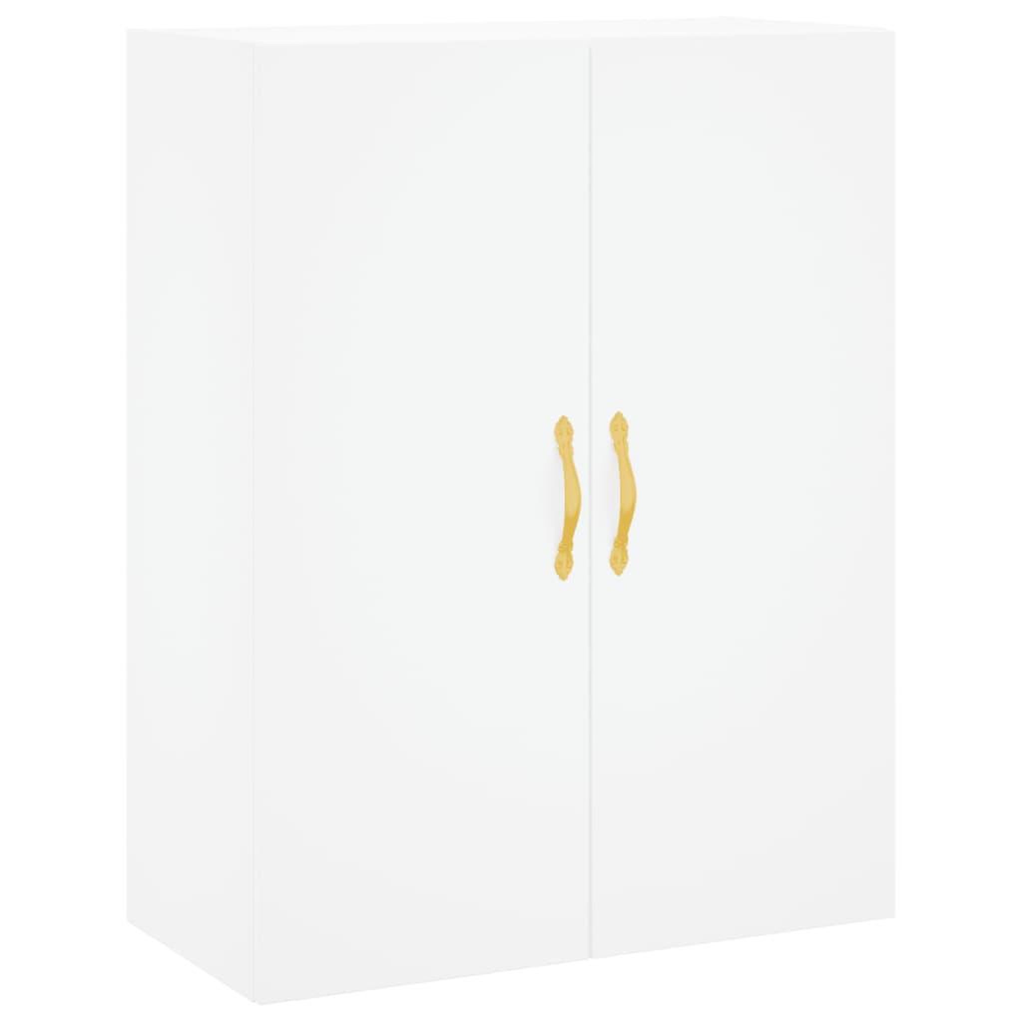 Voir la diapositive 2 : VIDAXL Armoire murale blanc 69,5x34x90 cm