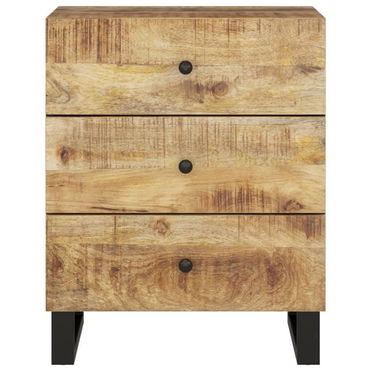VIDAXL Table de chevet 50x33x62 cm Bois de manguier et d'ingenierie