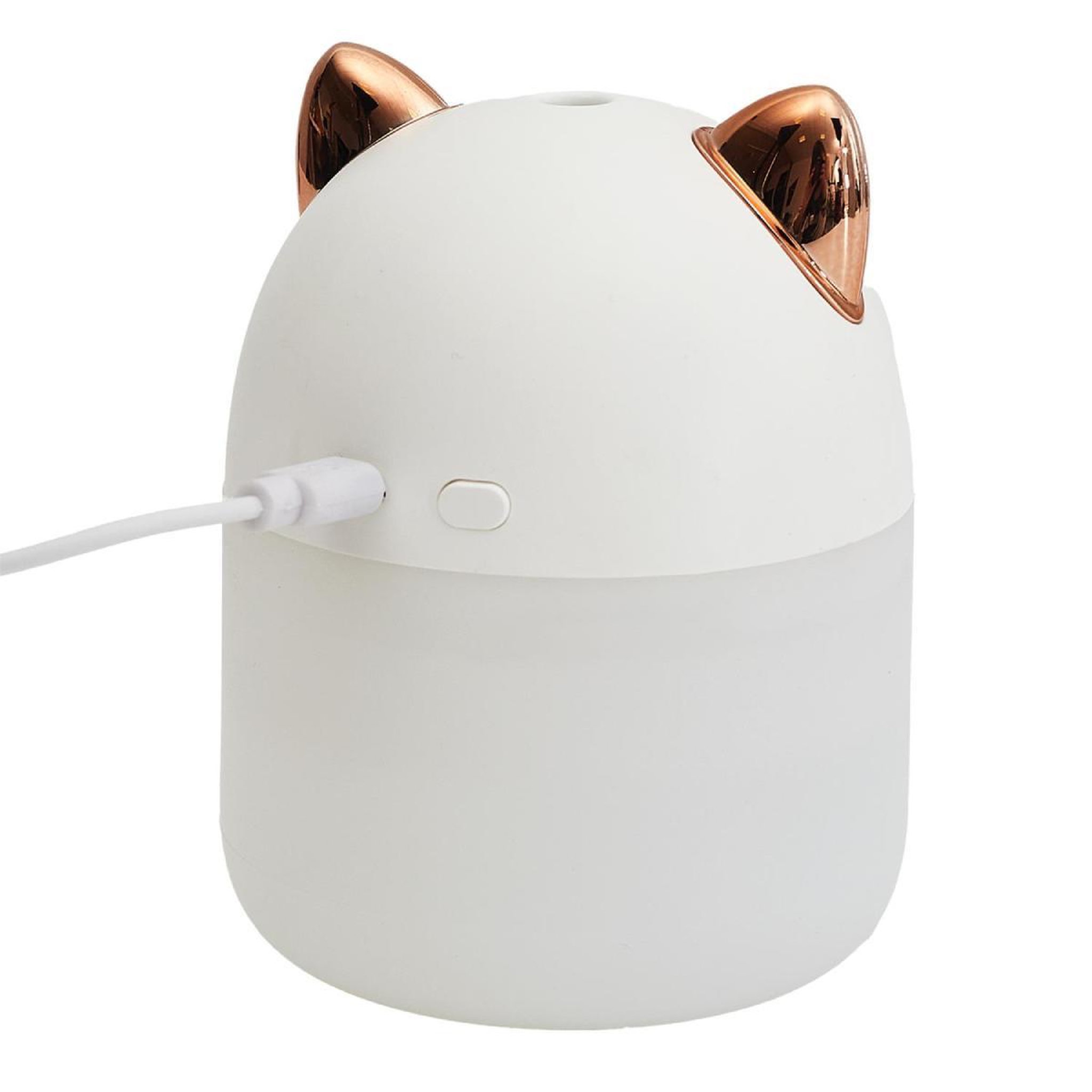 Voir la diapositive 2 : The Home Deco Factory Diffuseur de Parfum LED  Chat  200ml Blanc