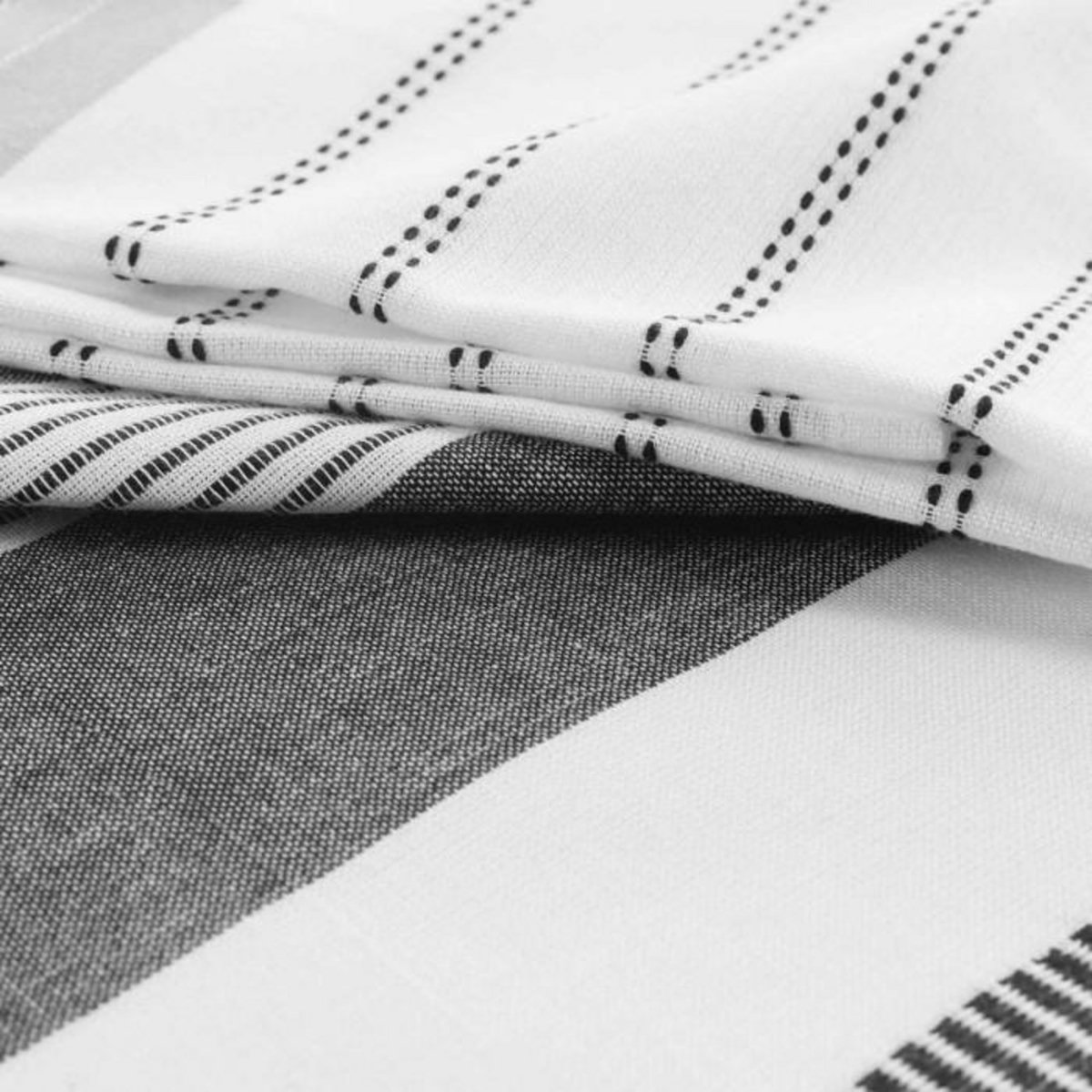 Paris Prix Lot de 2 Torchons de Cuisine  Harold  50x70cm Gris