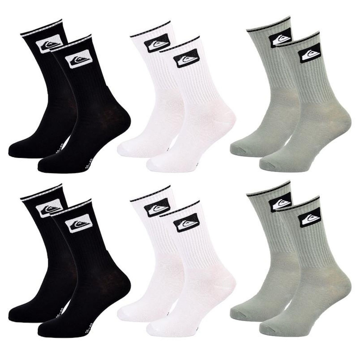 QUIKSILVER Chaussettes QUIKSILVER REGULAR CREW