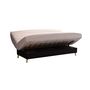 Voir la diapositive 2 : Banquette clic-clac MANAE, matelas 12cm, 25kg/m3 tissu motifs