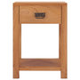 Voir la diapositive 3 : VIDAXL Table de chevet 35x35x50 cm bois de teck massif