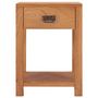 Voir la diapositive 3 : VIDAXL Table de chevet 35x35x50 cm bois de teck massif