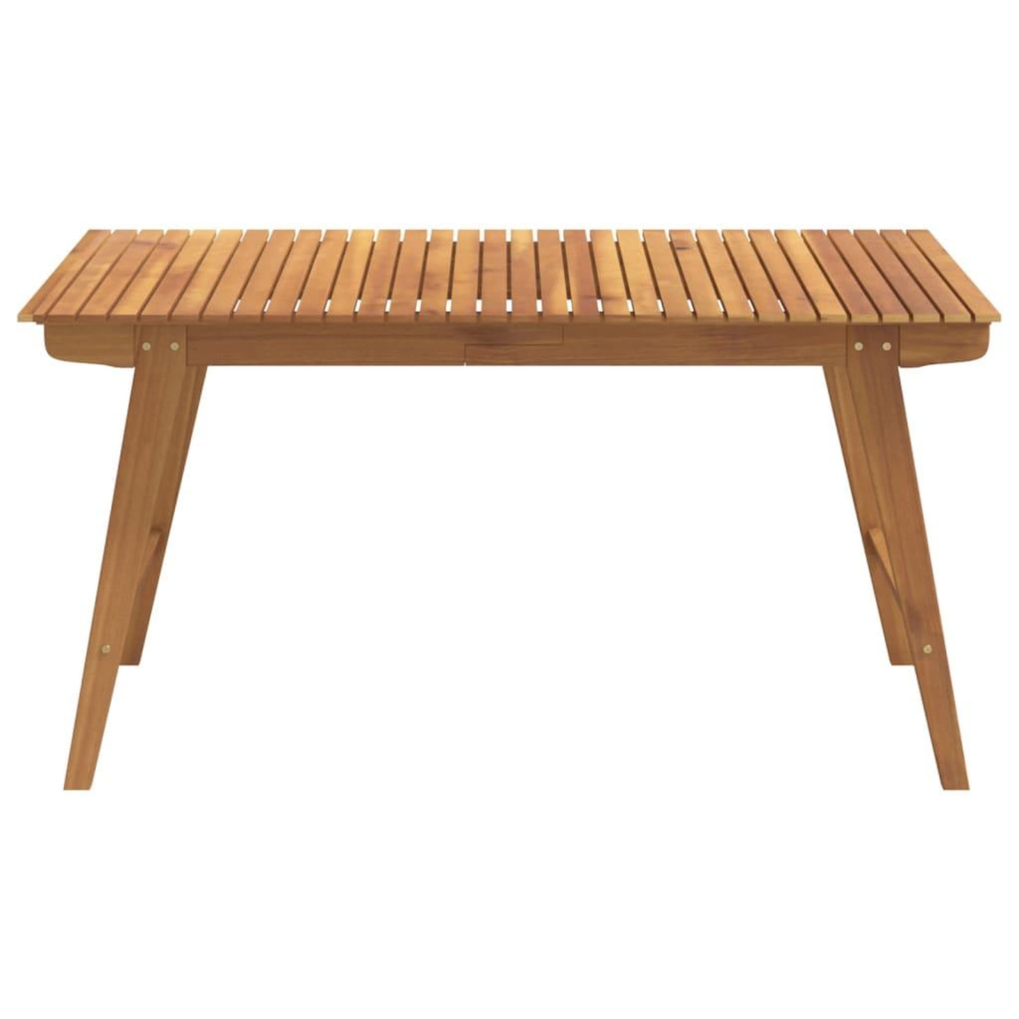 Voir la diapositive 3 : VIDAXL Table de jardin 150x90x75 cm Bois d'acacia solide