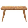 Voir la diapositive 3 : VIDAXL Table de jardin 150x90x75 cm Bois d'acacia solide