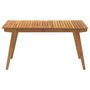 Voir la diapositive 3 : VIDAXL Table de jardin 150x90x75 cm Bois d'acacia solide