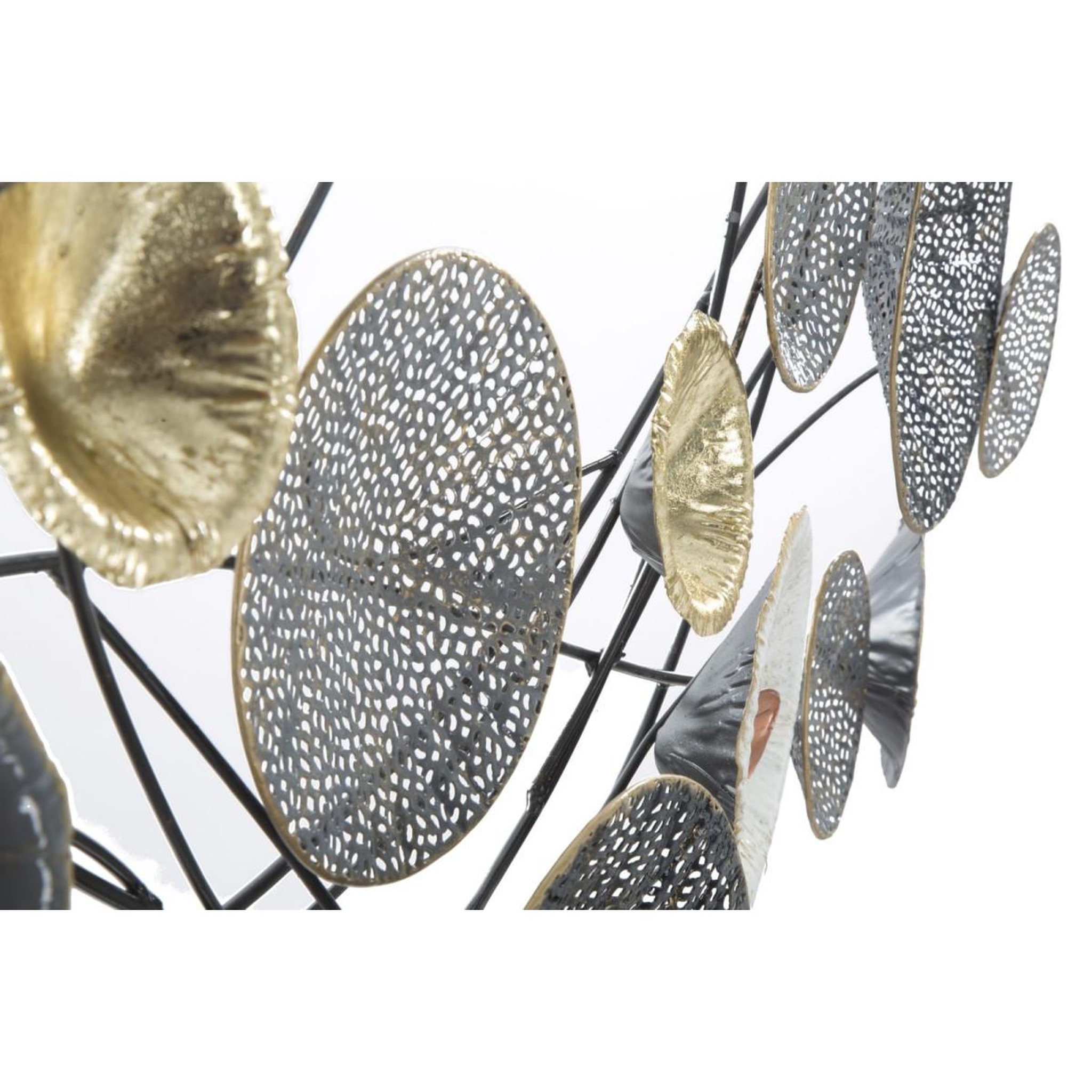 Voir la diapositive 3 : Paris Prix Décoration murale en métal  grille  135cm multicolore