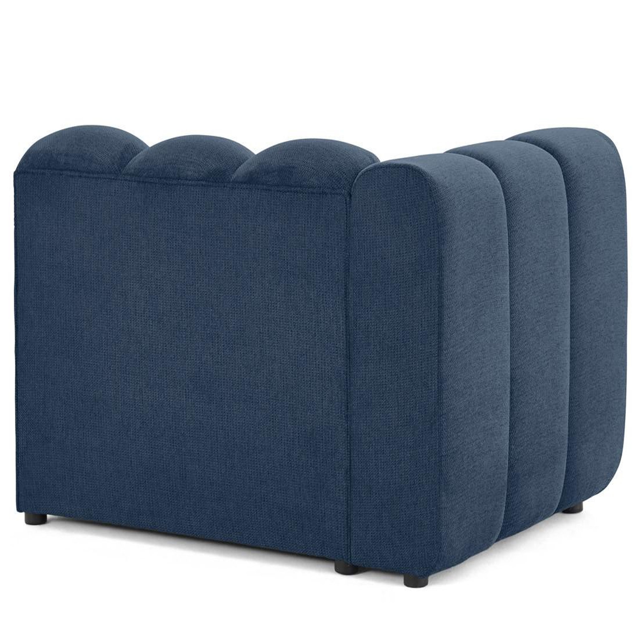 Voir la diapositive 5 : BEST MOBILIER Debbie - module d'assise gauche en tissu texturé