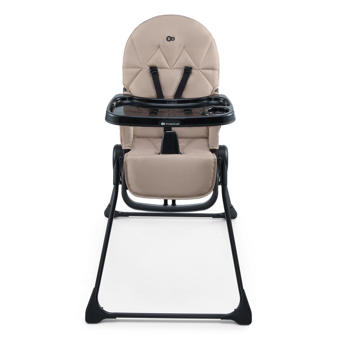 KINDERKRAFT Chaise haute evolutive bebe dossier inclinable et harnais