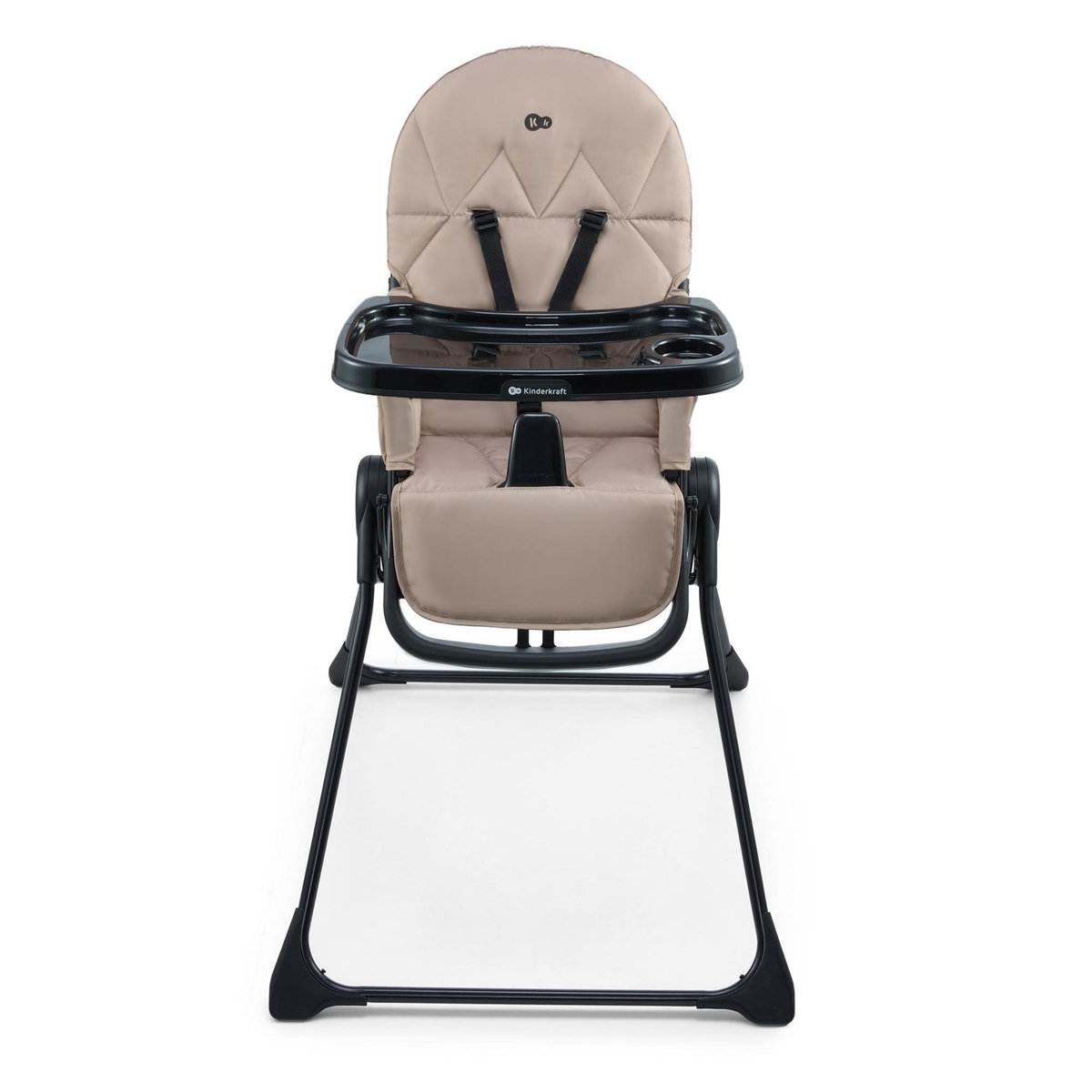 KINDERKRAFT Chaise haute evolutive bebe dossier inclinable et harnais