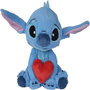Voir la diapositive 1 : SIMBA Peluche Stitch avec un coeur 25 cm Disney 