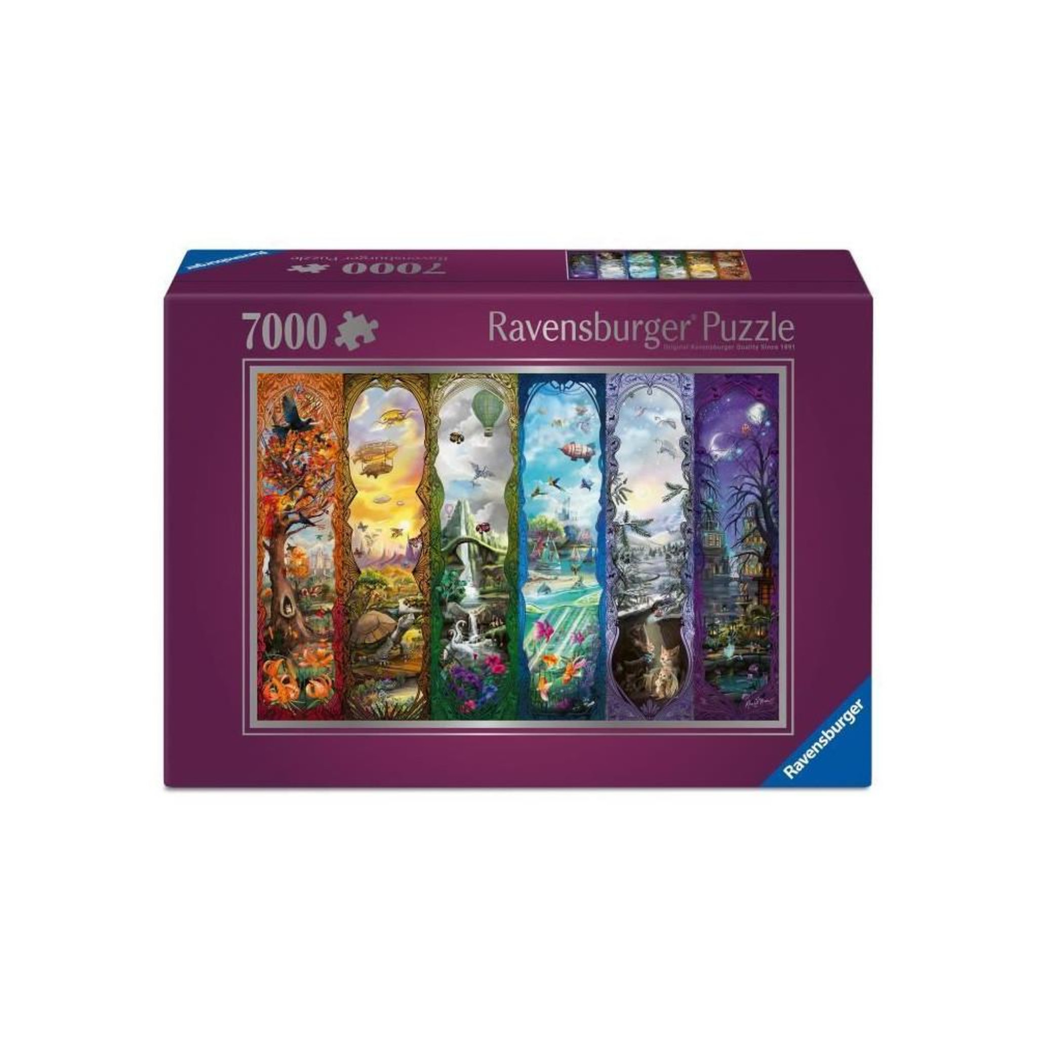 RAVENSBURGER Puzzle 7000 pièces Les Six Portails – Adulte – Très grand format – Haute qualité