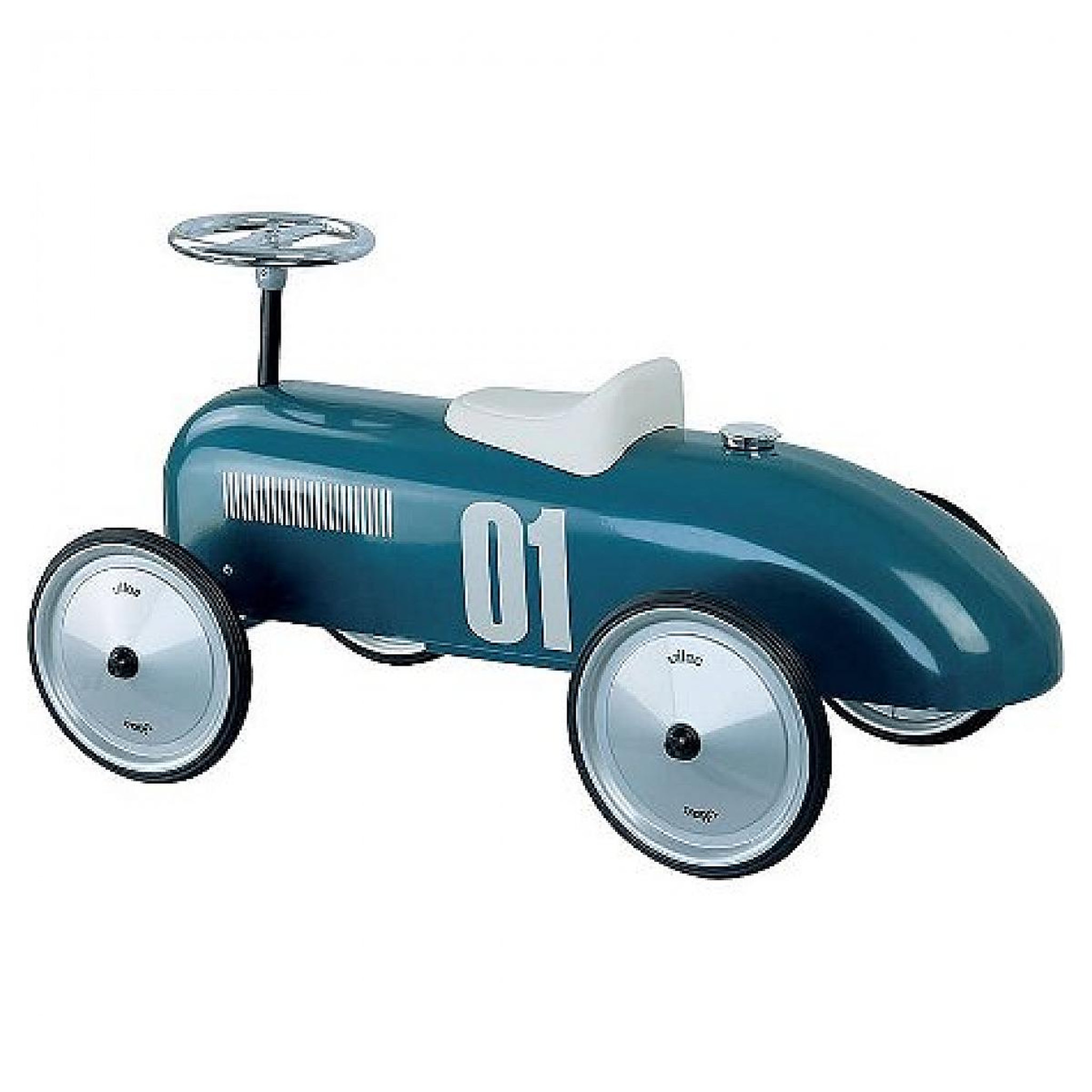 Vilac Porteur vintage - Voiture bleu petrole