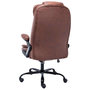 Voir la diapositive 4 : VIDAXL Chaise de bureau de massage marron clair similicuir daim