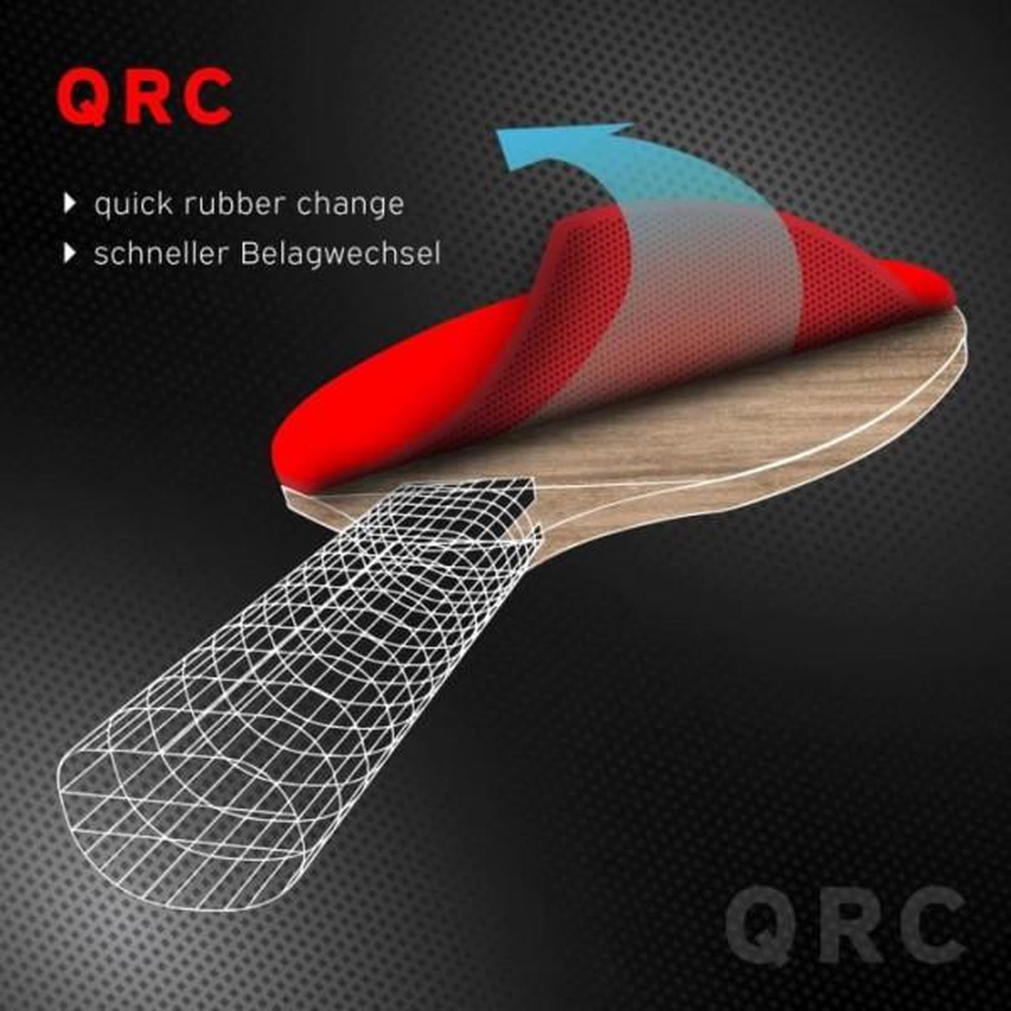 Voir la diapositive 4 : SCHILDKROT Raquette de tennis de table - schildkröt - carbotec 3000