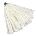 Paris Prix Serpillière à Franges Longues  Recyclé  26cm Blanc