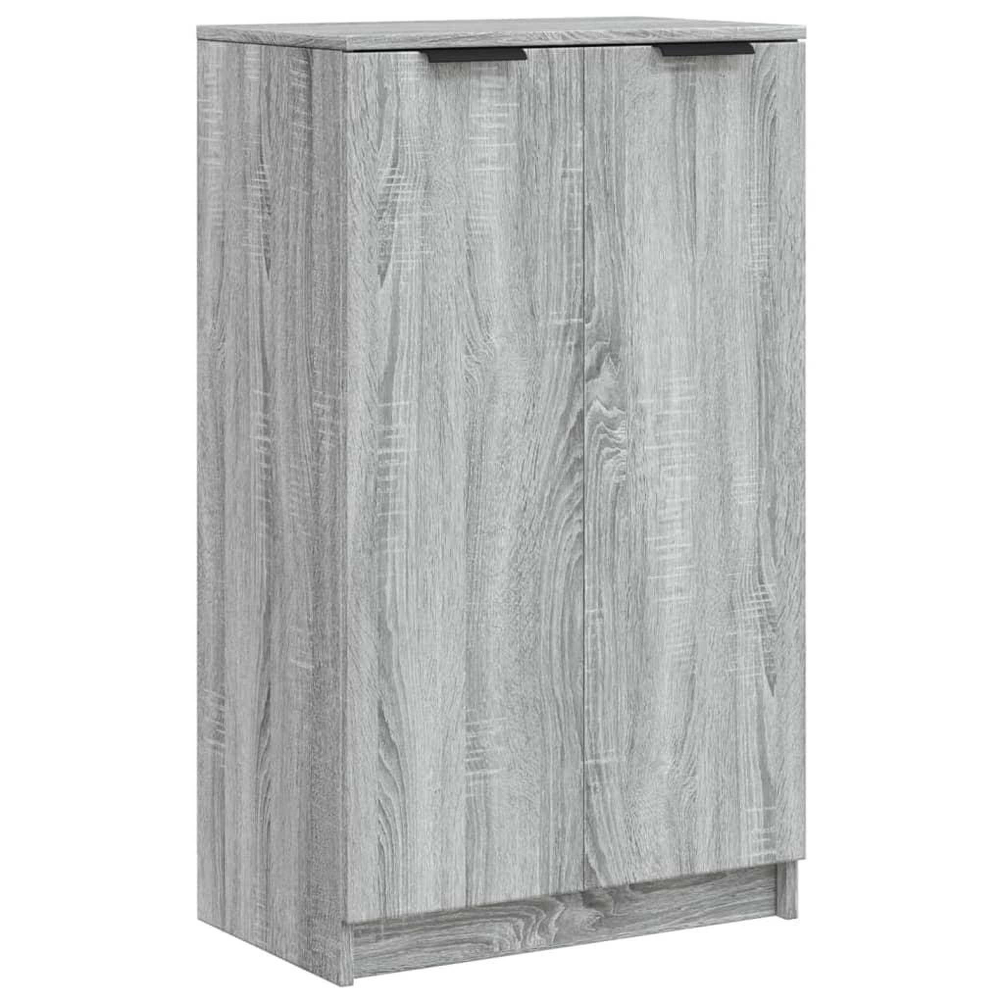 Voir la diapositive 2 : VIDAXL Meuble a chaussures Sonoma gris 59x35x100 cm Bois d'ingenierie