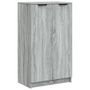 Voir la diapositive 2 : VIDAXL Meuble a chaussures Sonoma gris 59x35x100 cm Bois d'ingenierie