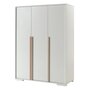 Voir la diapositive 4 : Paris Prix Pack - Lit Enfant, Chevet, Armoire, Bureau  London  Blanc