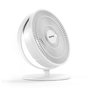 Voir la diapositive 1 : Supra Ventilateur de table 25cm 12w blanc - HELI-1